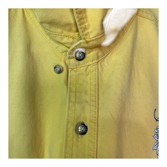 Bikers Edge Sturgis 2009 Rally Motorcycle Shirt Mens XL Yellow Skull Graphic - Picture 4 of 10